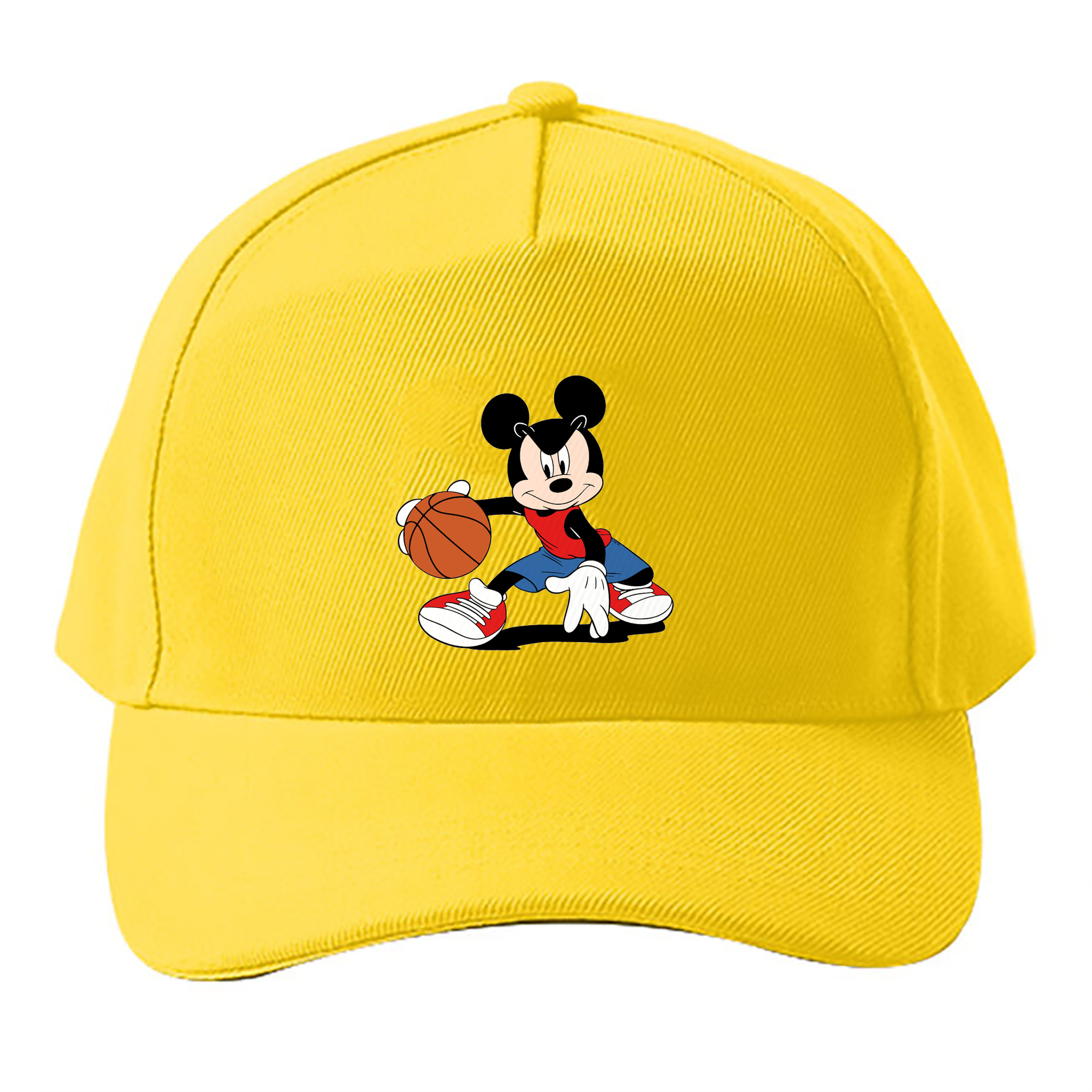 （画像用） ミッキーマウス Mickey Mouse ベースボールキャップ 綿100％ 男女兼用 帽子 スポーツ